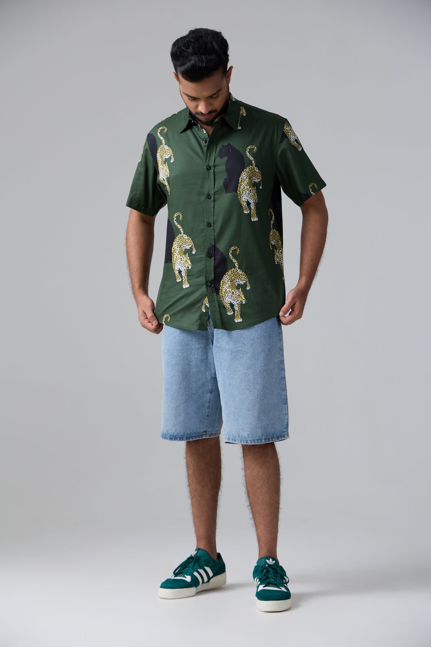 Cabana short sleeve shirt in Leopard print